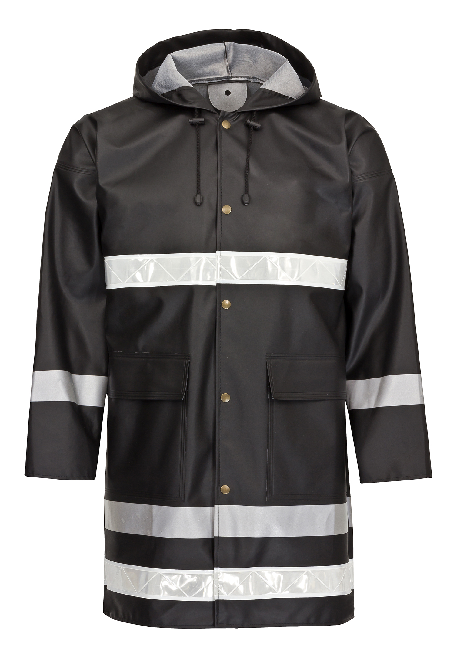 Regenjacke mit Reflektor-Streifen - 50
